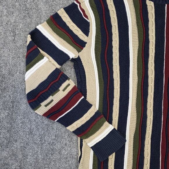 Hollister Sweater Shirt Bundle Mens Small Medium Knit Striped Textured Pullover - Picture 8 of 16